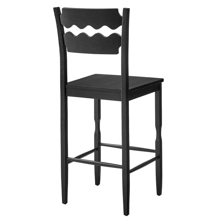 Kne Bar Stool - Black Denmark Home