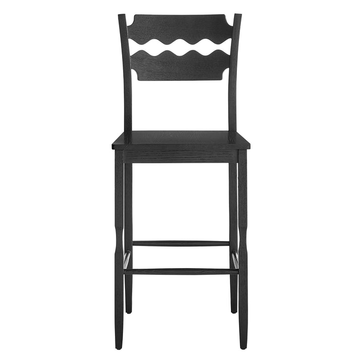 Kne Bar Stool - Black Denmark Home
