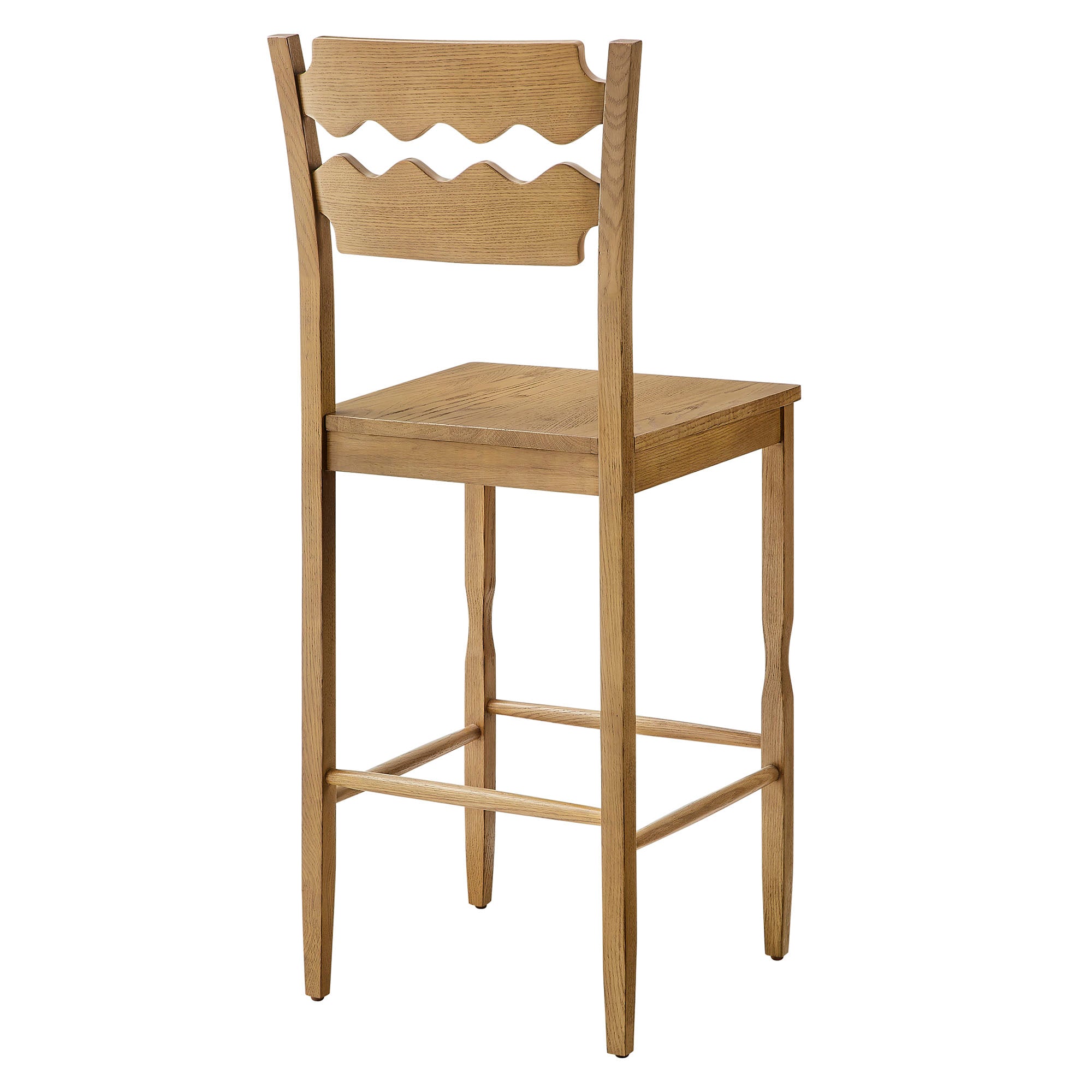 Kne Bar Stool - Weathered Oak Denmark Home