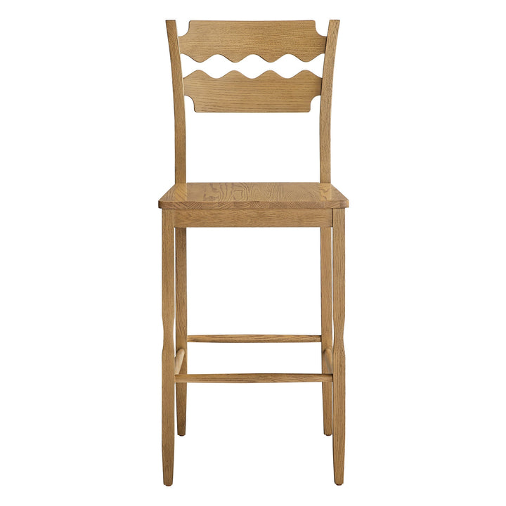 Kne Bar Stool - Weathered Oak Denmark Home