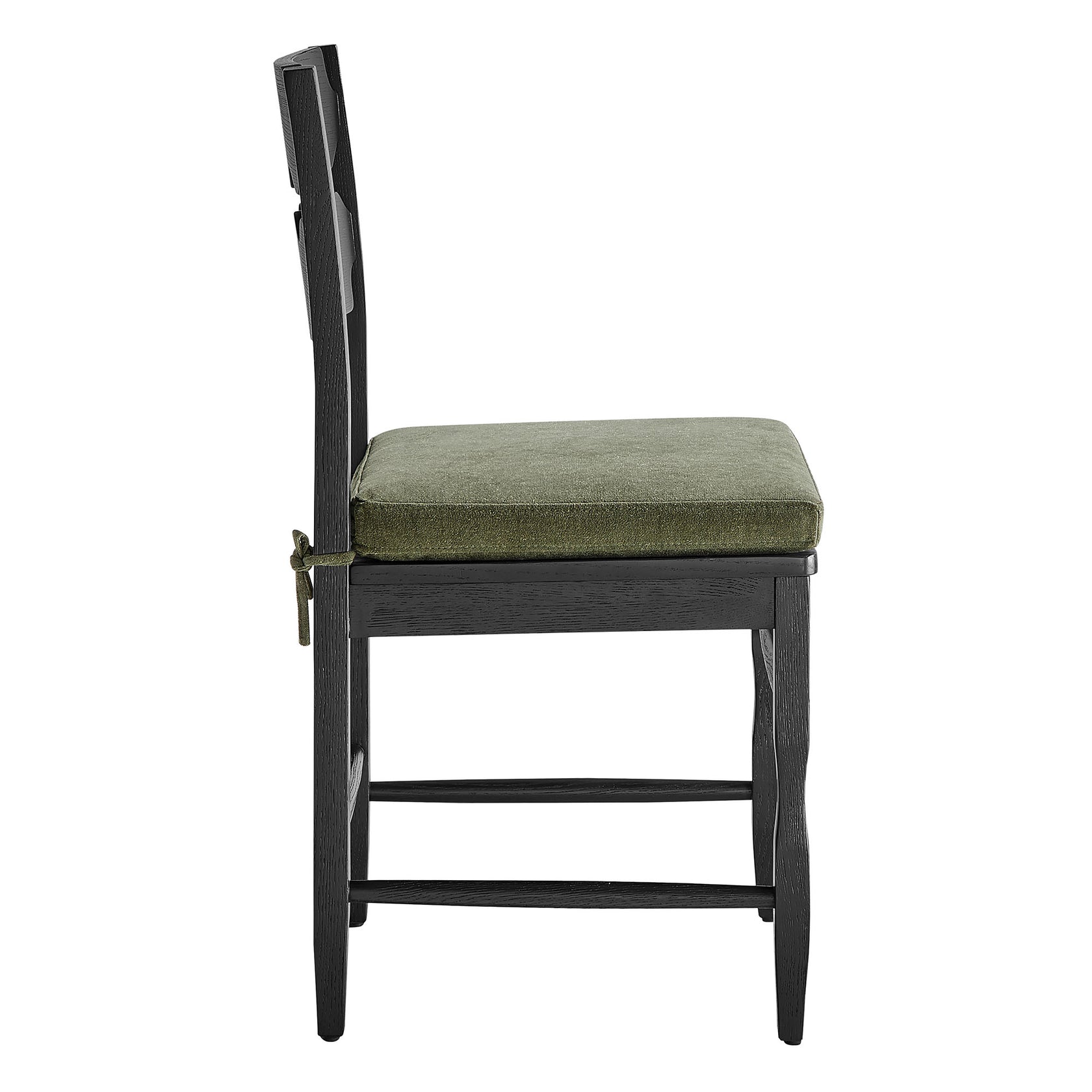 Kne Solid Oak Dining Chair - Black Sage Denmark Home