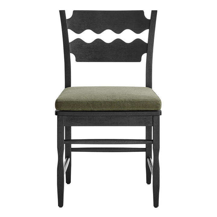 Kne Solid Oak Dining Chair - Black Sage Denmark Home