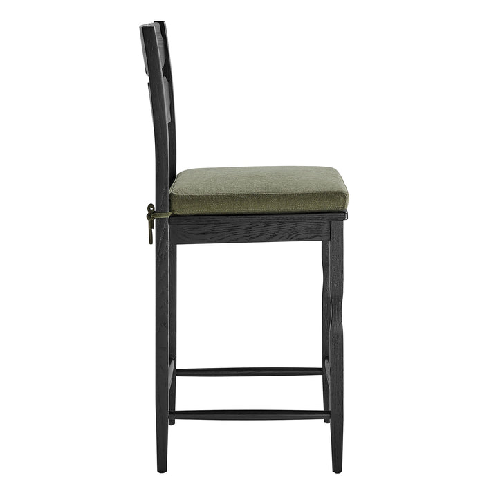 Kne Counter Stool - Black Sage Denmark Home