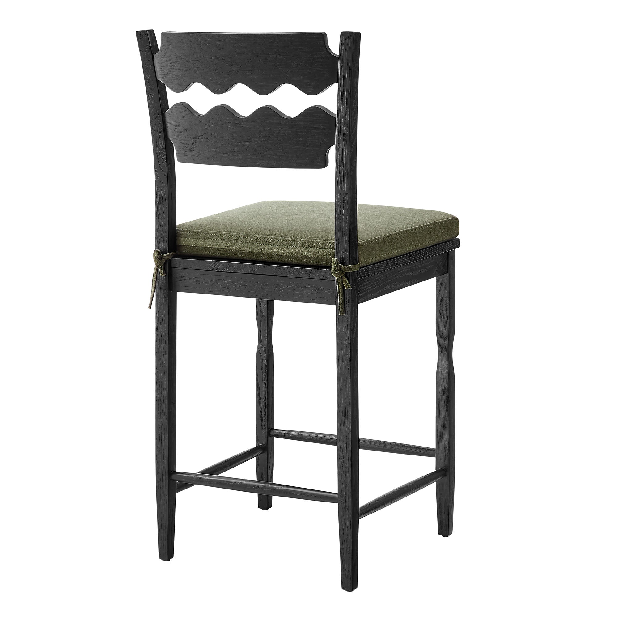 Kne Counter Stool - Black Sage Denmark Home
