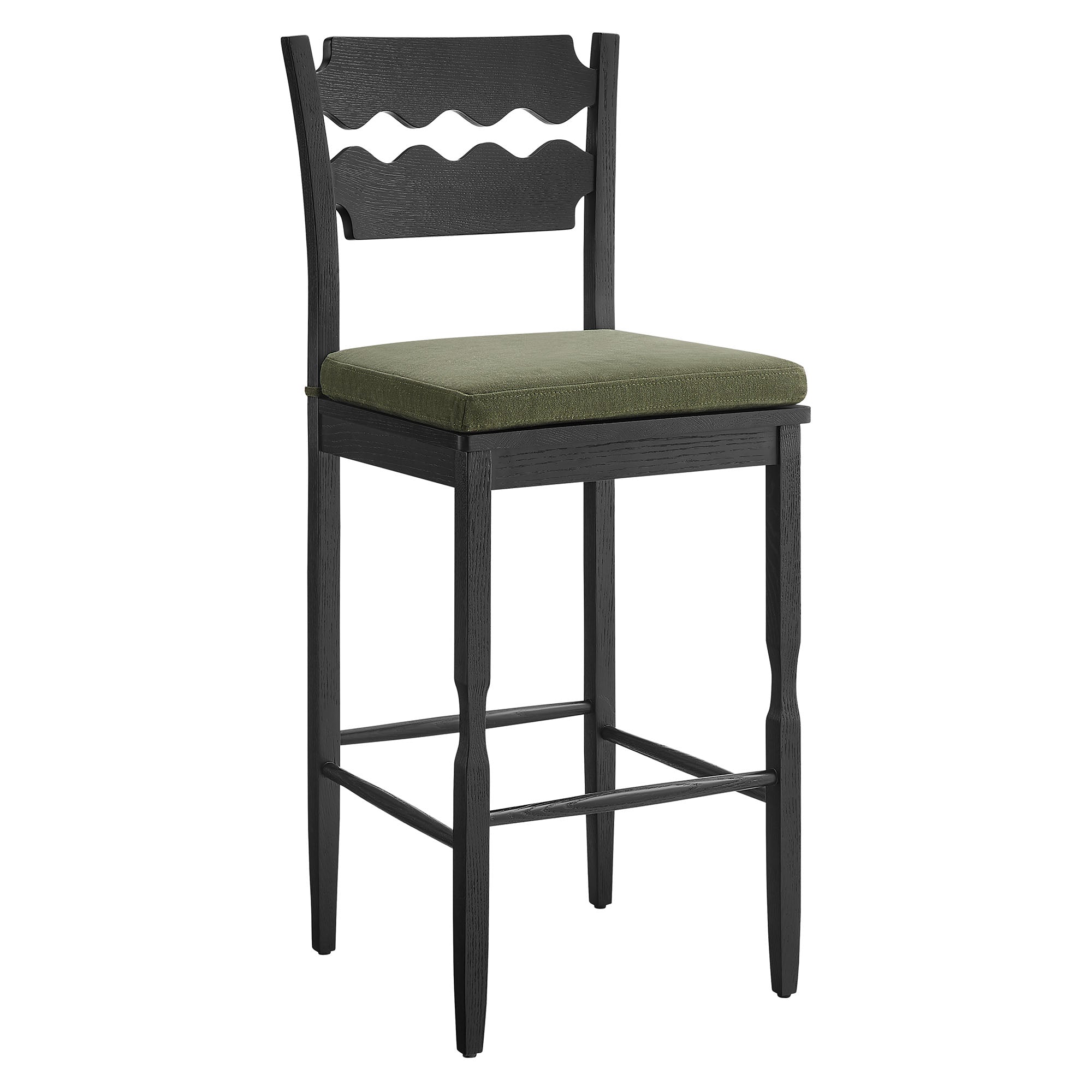 Kne Bar Stool - Weathered Oak Linen (Copy) Denmark Home