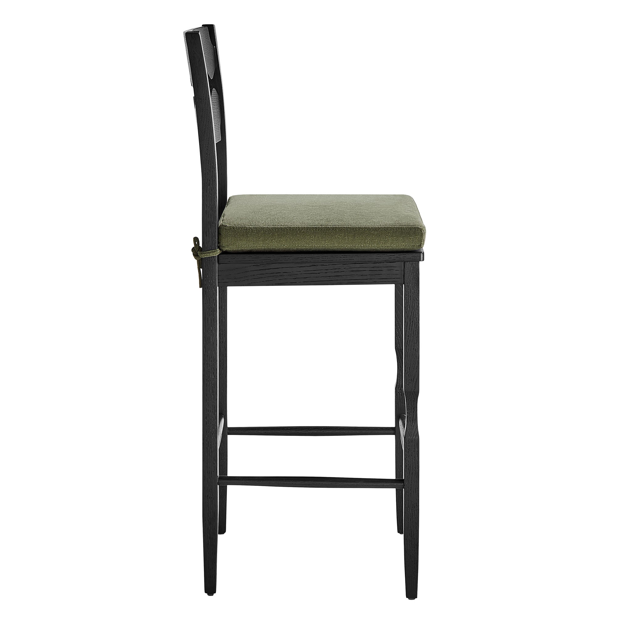 Kne Bar Stool - Black Sage Denmark Home