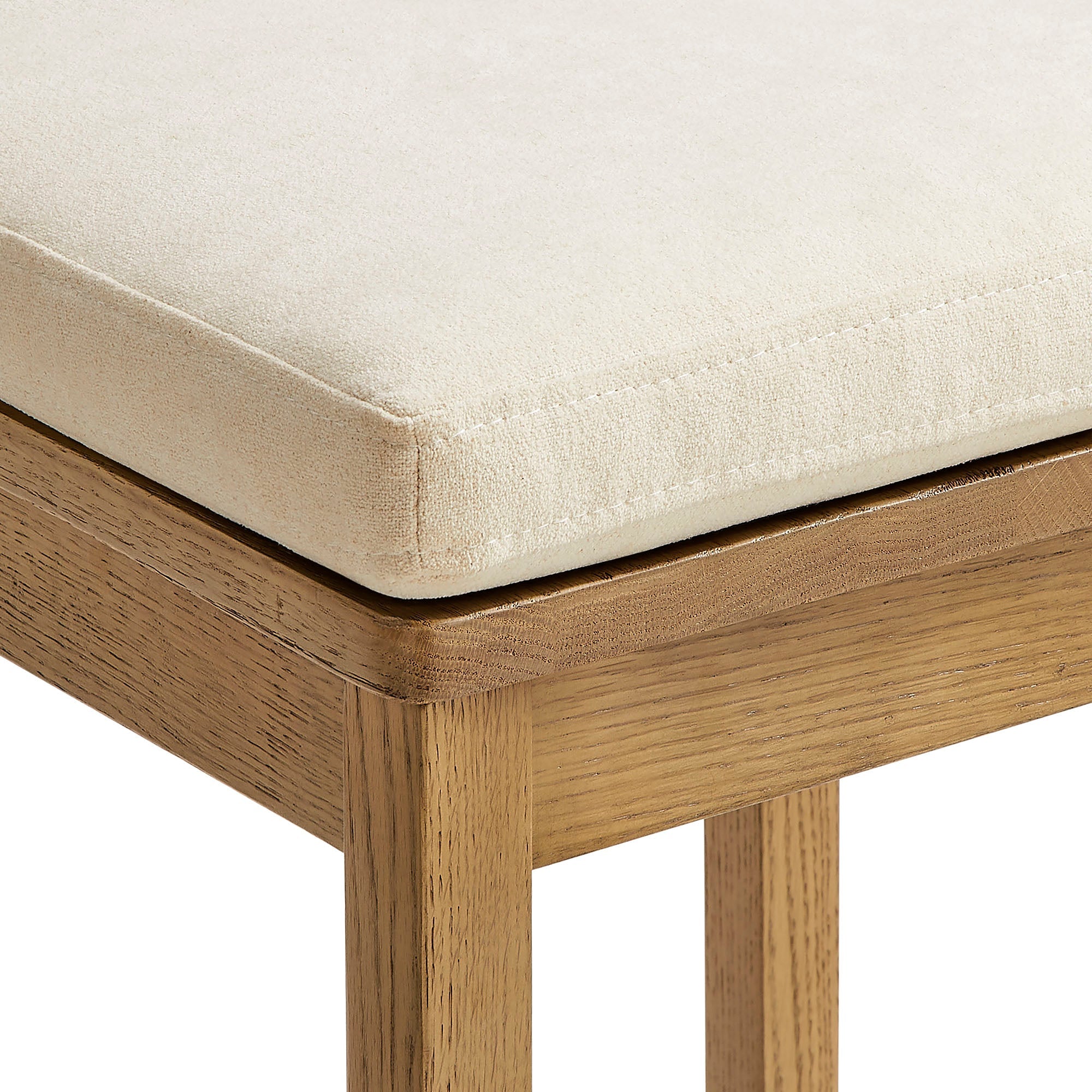 Kne Bar Stool - Weathered Oak Linen Denmark Home