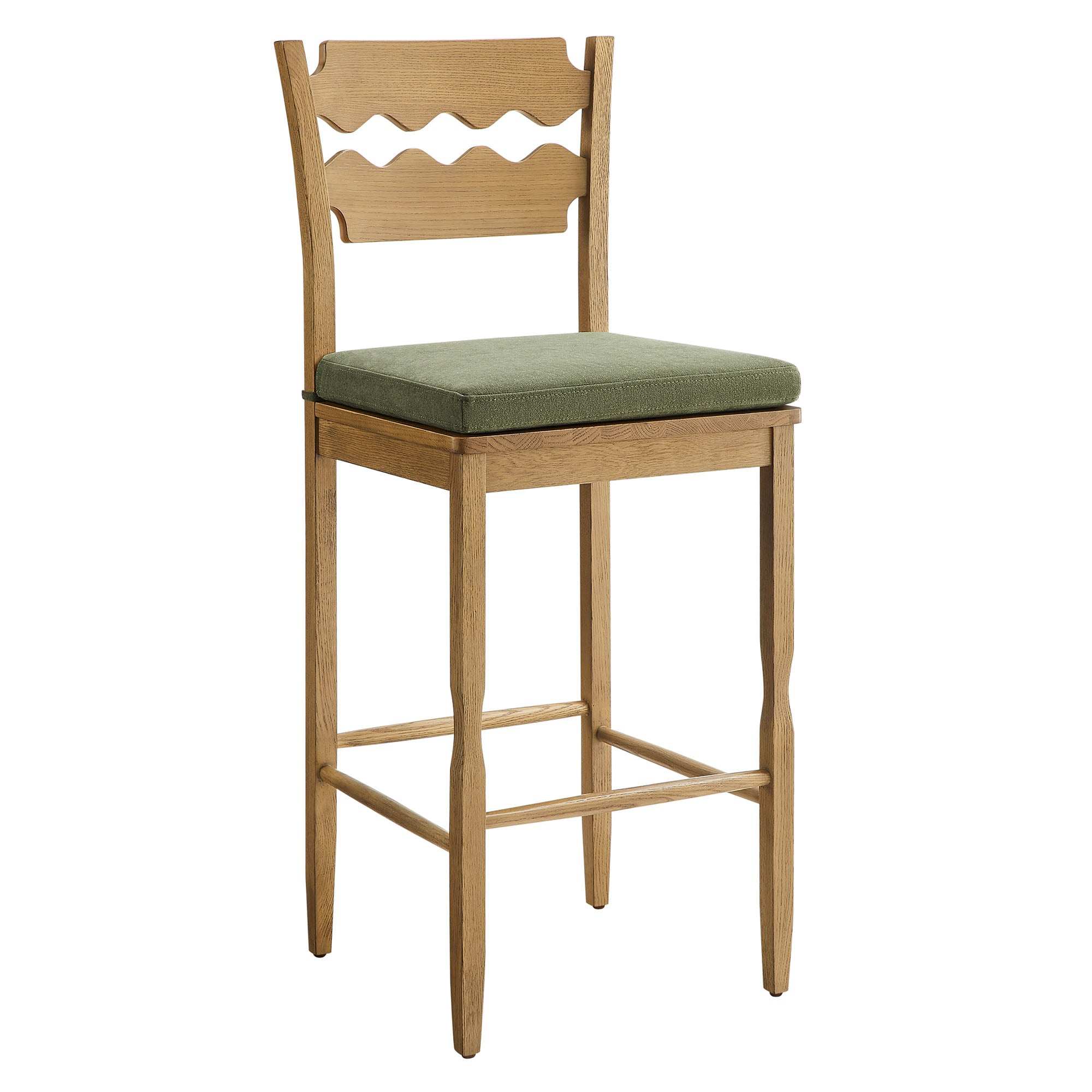 Kne Bar Stool - Black Sage (Copy) Denmark Home