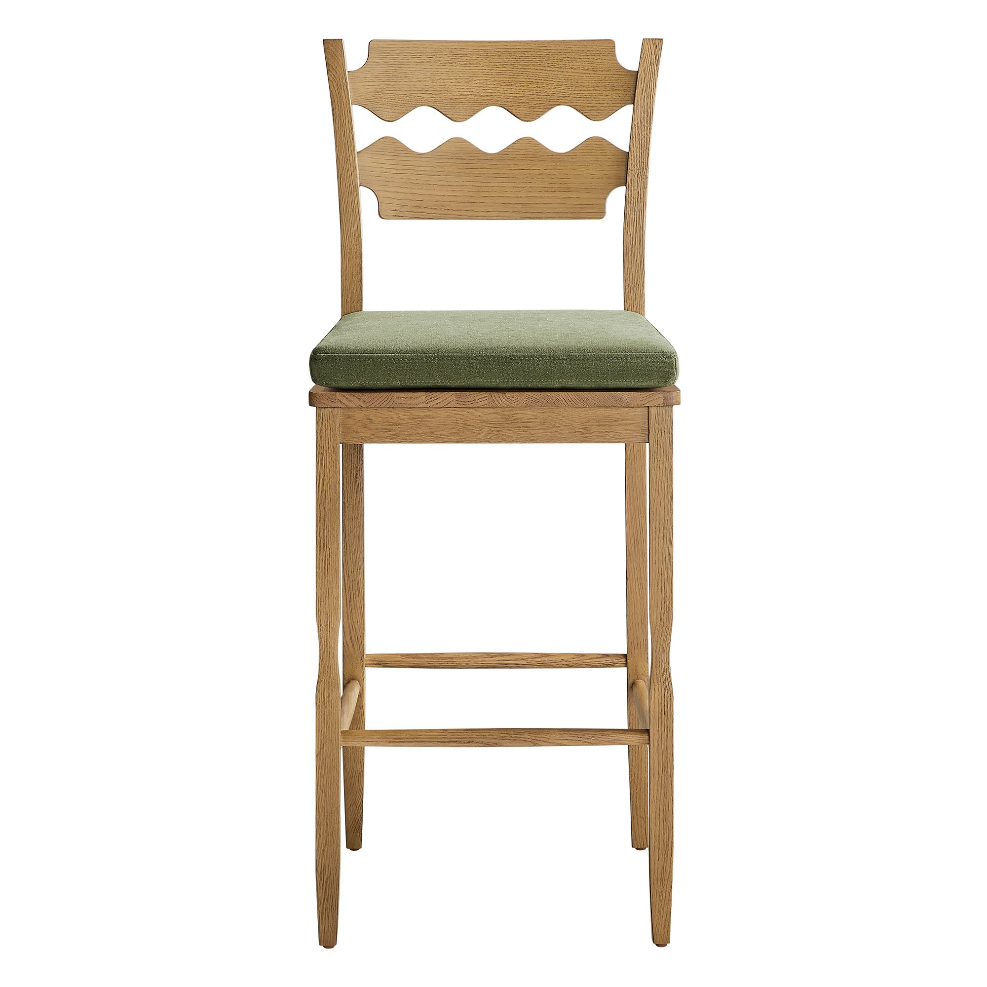 Kne Bar Stool - Weathered Oak Sage Denmark Home