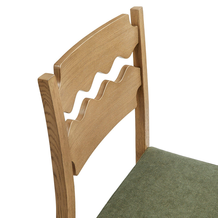 Kne Bar Stool - Weathered Oak Sage Denmark Home