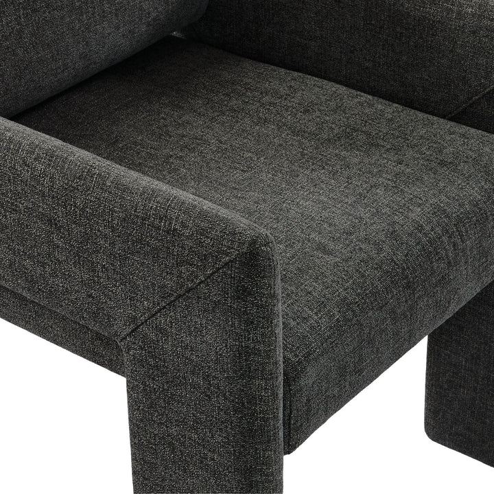 Flik Upholstered Dining Armchair - Charcoal Denmark Home