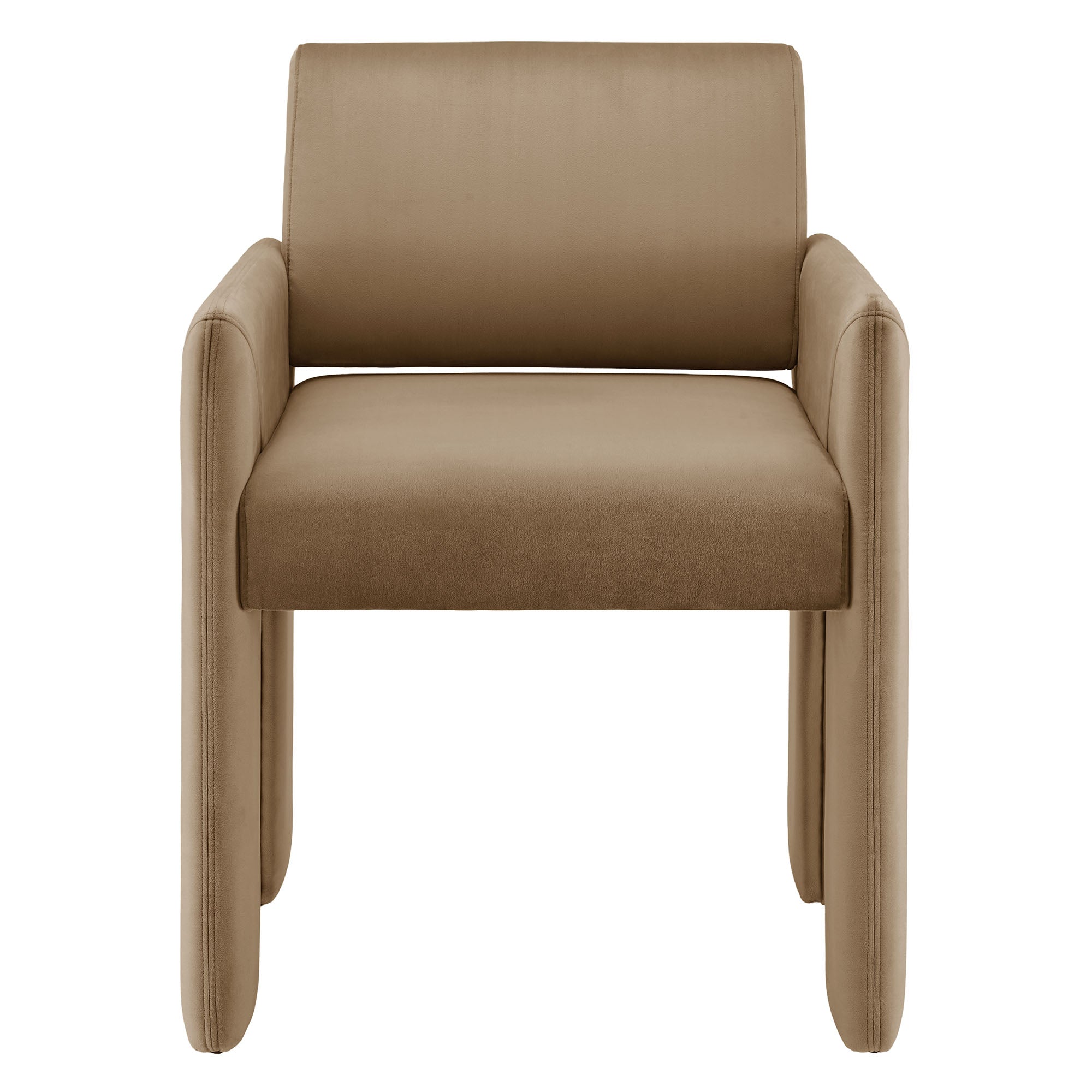 Flik Velvet Dining Armchair - Taupe Denmark Home