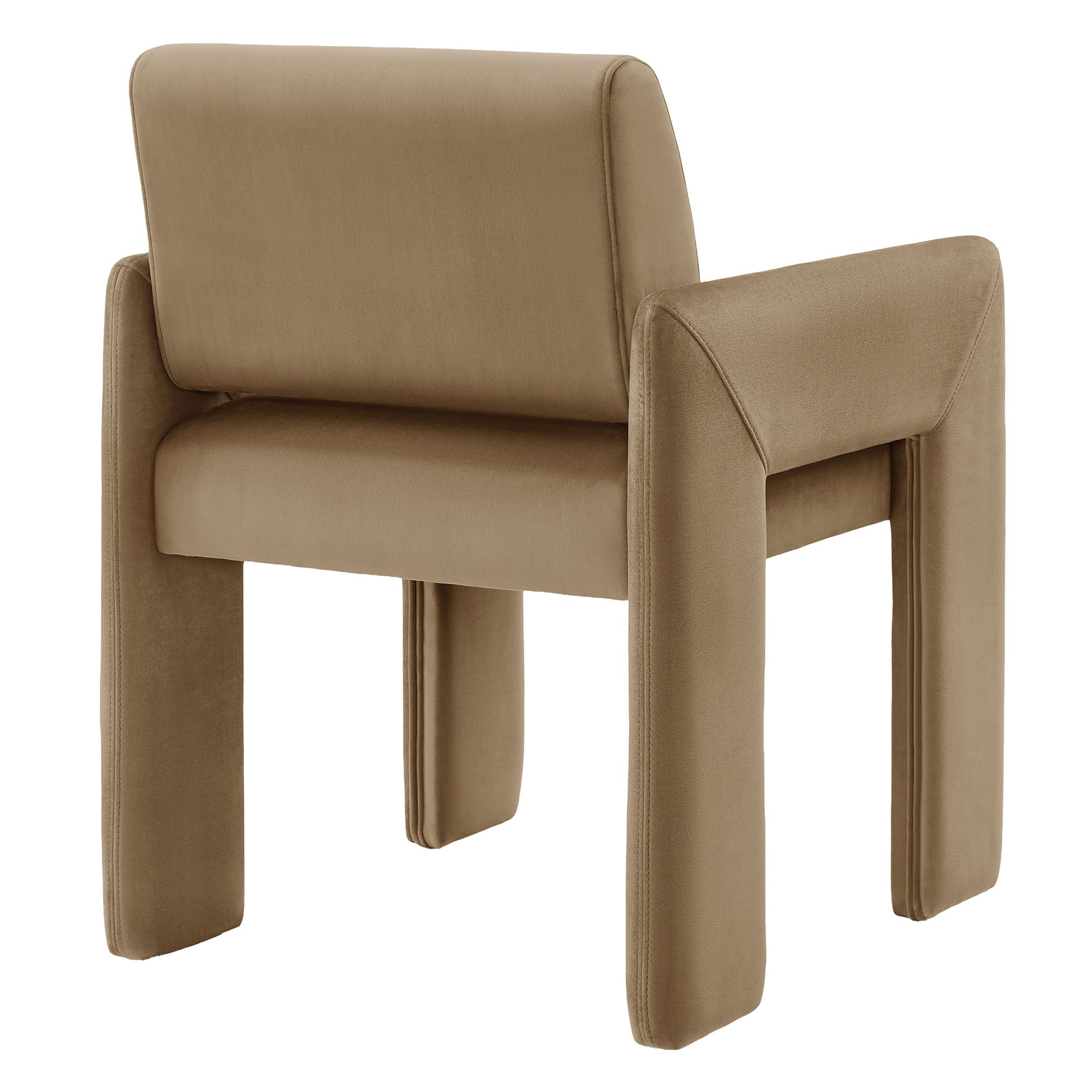 Flik Velvet Dining Armchair - Taupe Denmark Home