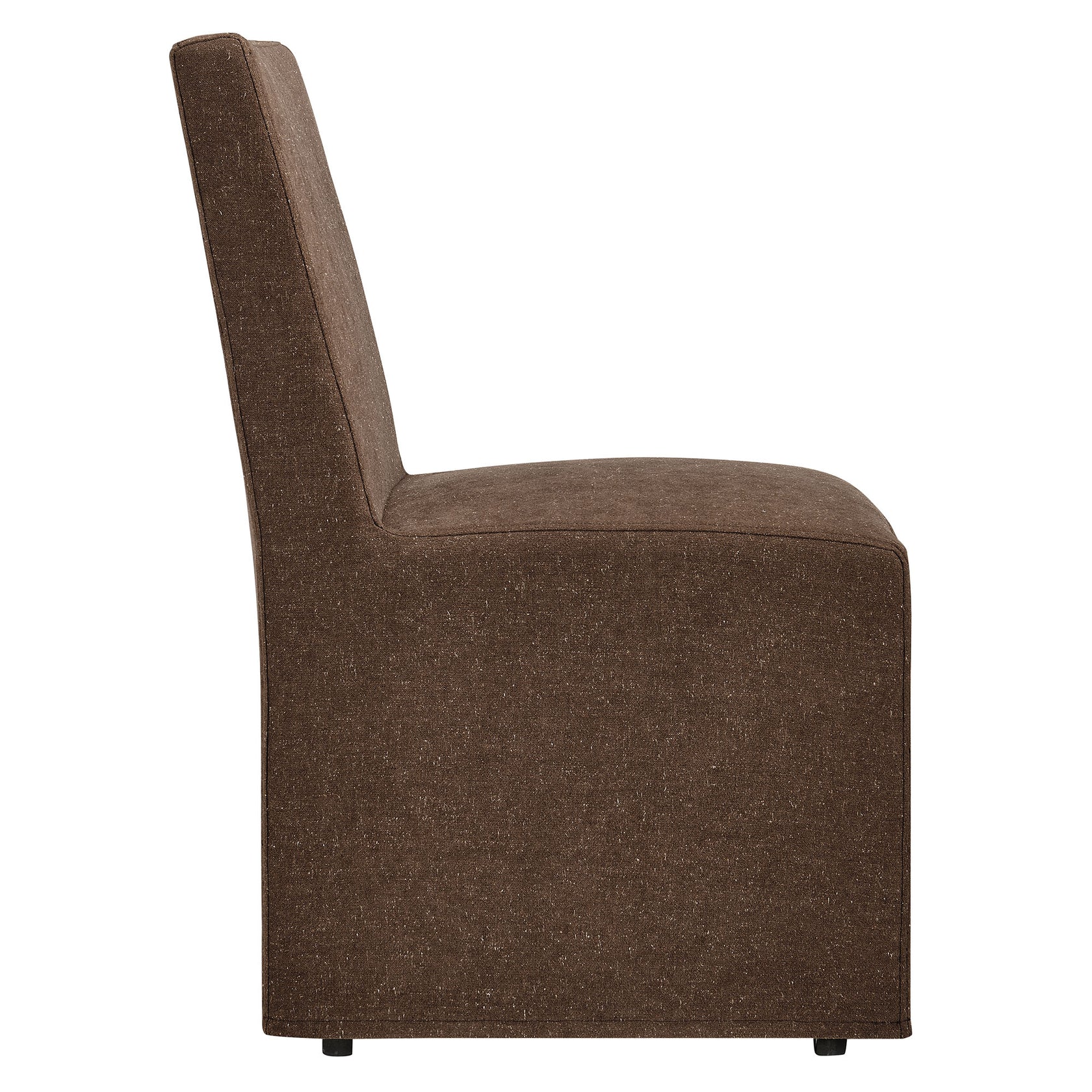Doux Slipcovered Dining Side Chair - Cocoa Denmark Home
