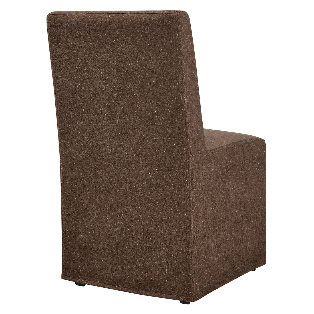 Doux Slipcovered Dining Side Chair - Cocoa Denmark Home