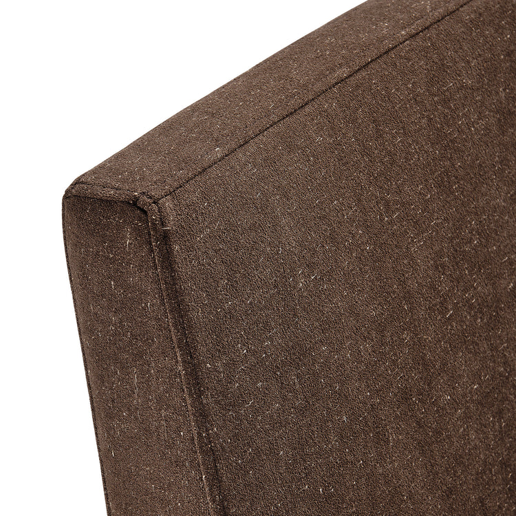 Doux Slipcovered Dining Side Chair - Cocoa Denmark Home
