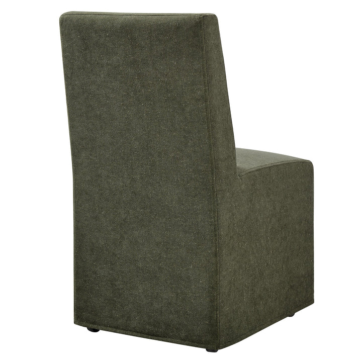 Doux Slipcovered Dining Side Chair - Sage Denmark Home