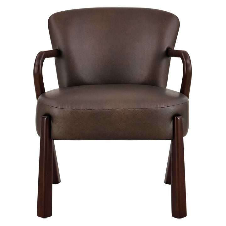 Arvion Faux Leather Accent Armchair – Toast (Copy) Denmark Home