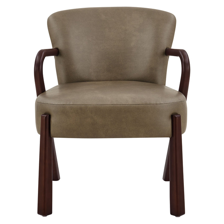 Arvion Faux Leather Accent Armchair – Espresso (Copy) Denmark Home