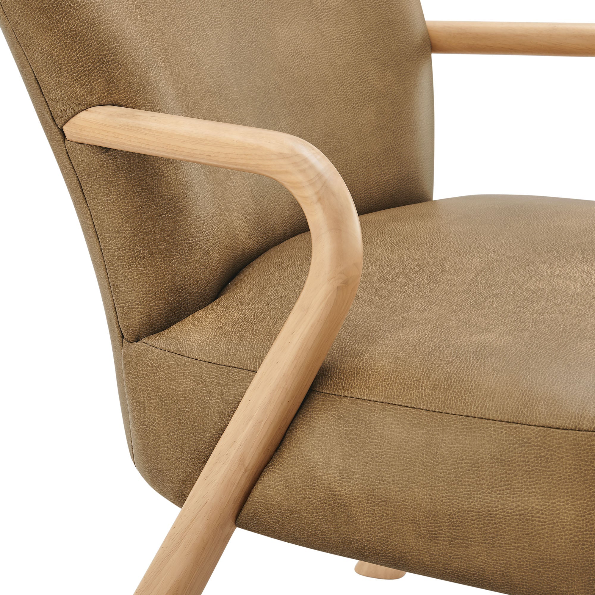 Arvion Faux Leather Accent Armchair – Toast Denmark Home