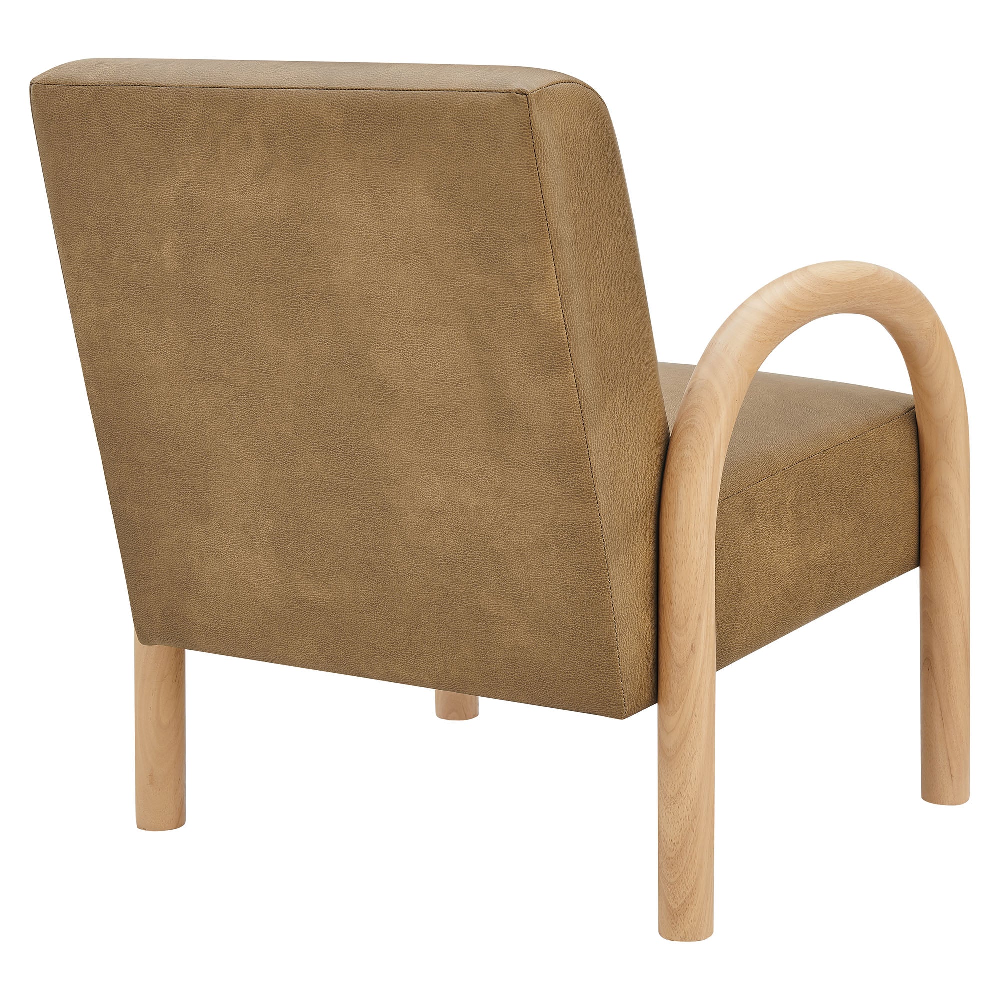 Arvion Faux Leather Accent Chair – Toast Denmark Home