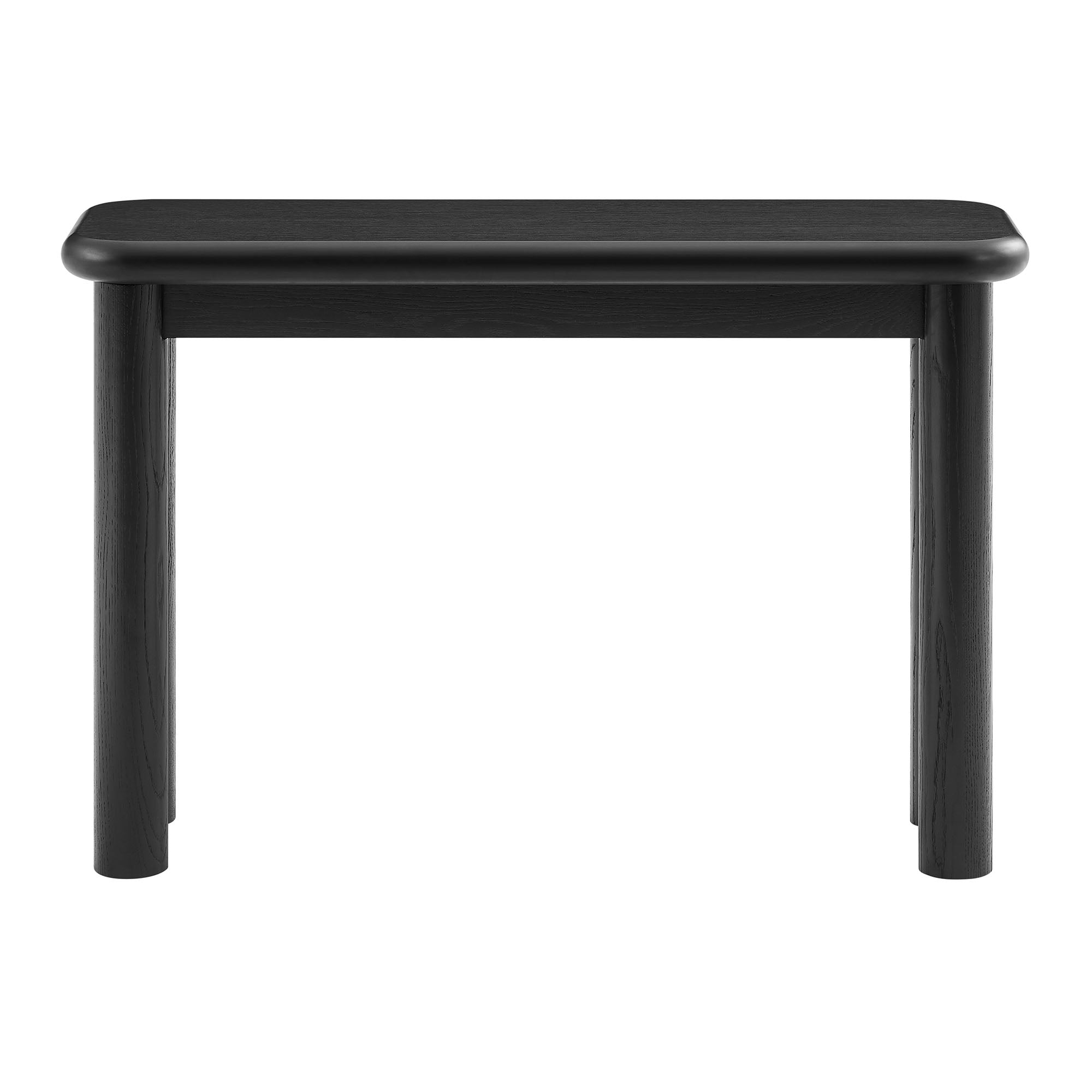 Elvar Oak Wood Console Table - Black Denmark Home