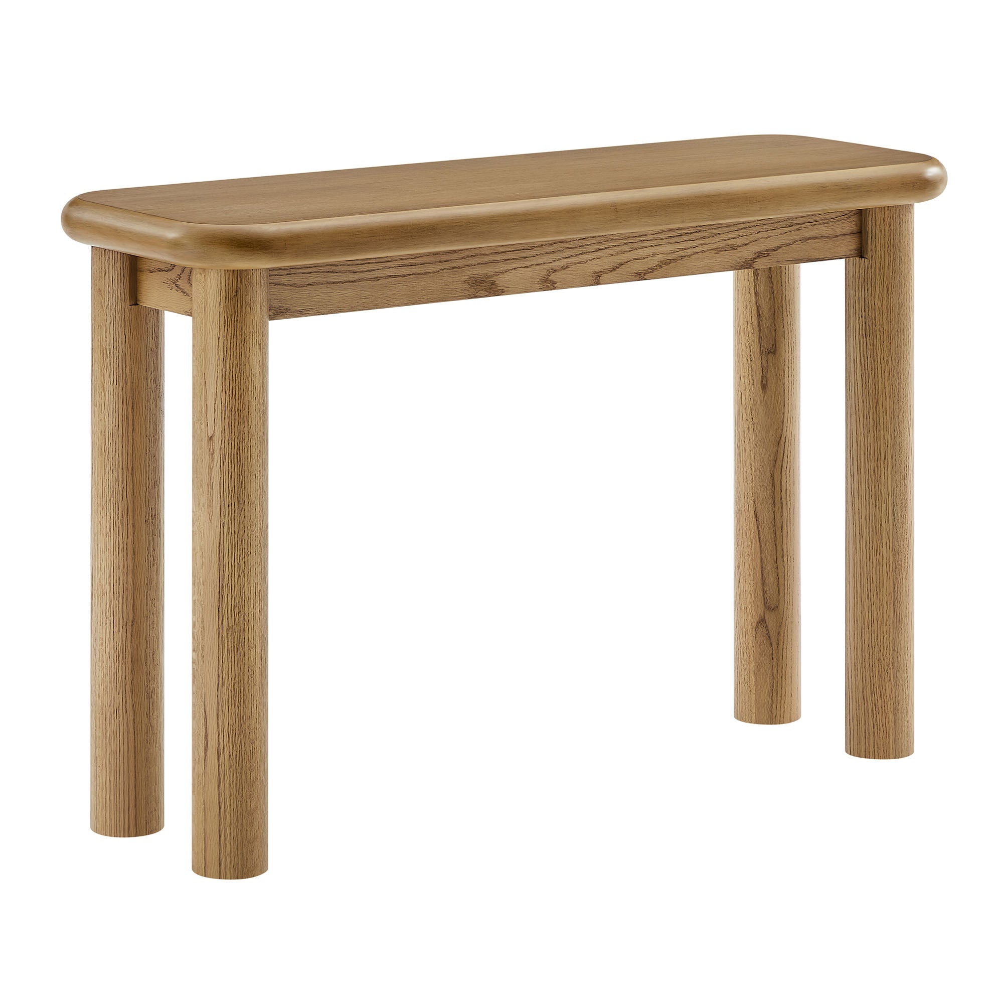 Elvar Oak Wood Console Table - Weathered Oak Denmark Home