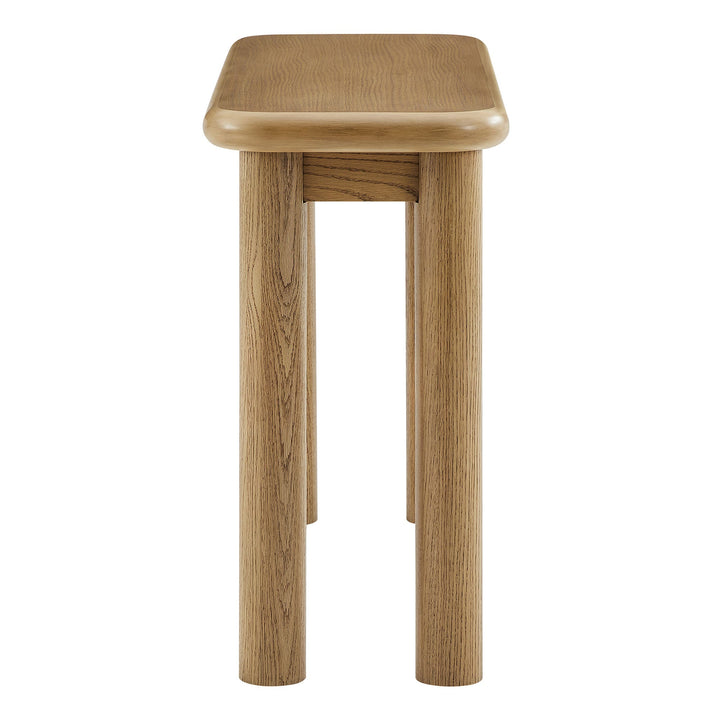 Elvar Oak Wood Console Table - Weathered Oak Denmark Home