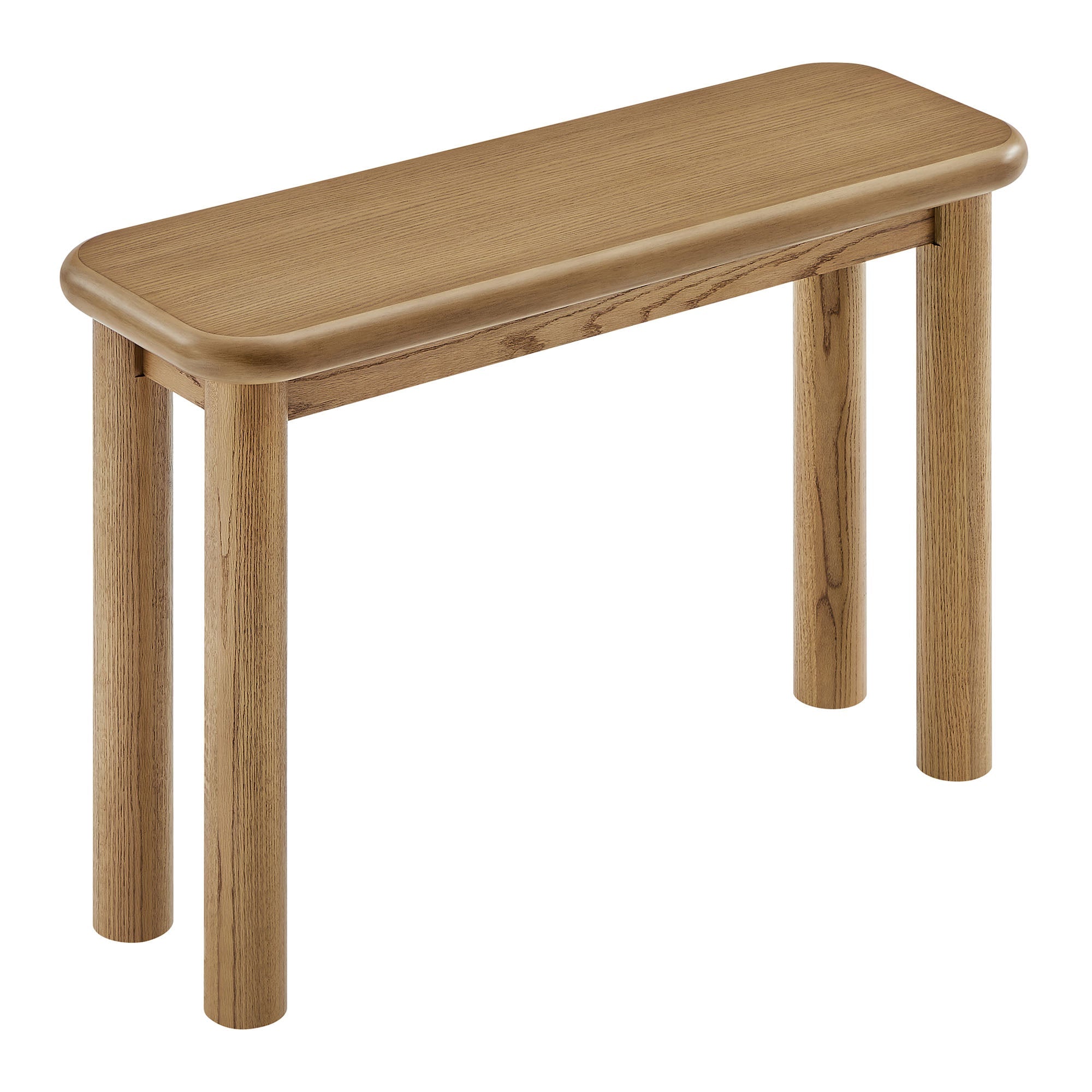 Elvar Oak Wood Console Table - Weathered Oak Denmark Home