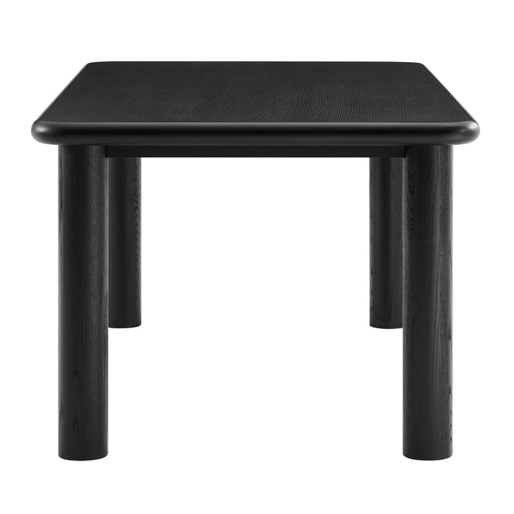 Elvar 72" Rectangular Wood Dining Table - Black Denmark Home