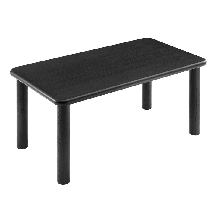 Elvar 72" Rectangular Wood Dining Table - Black Denmark Home