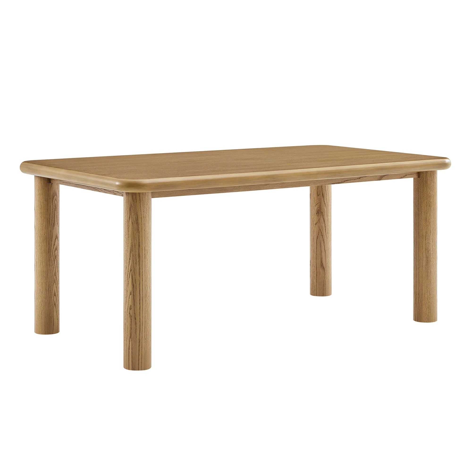 Elvar 72" Rectangular Oak Wood Dining Table - Weathered Oak Denmark Home