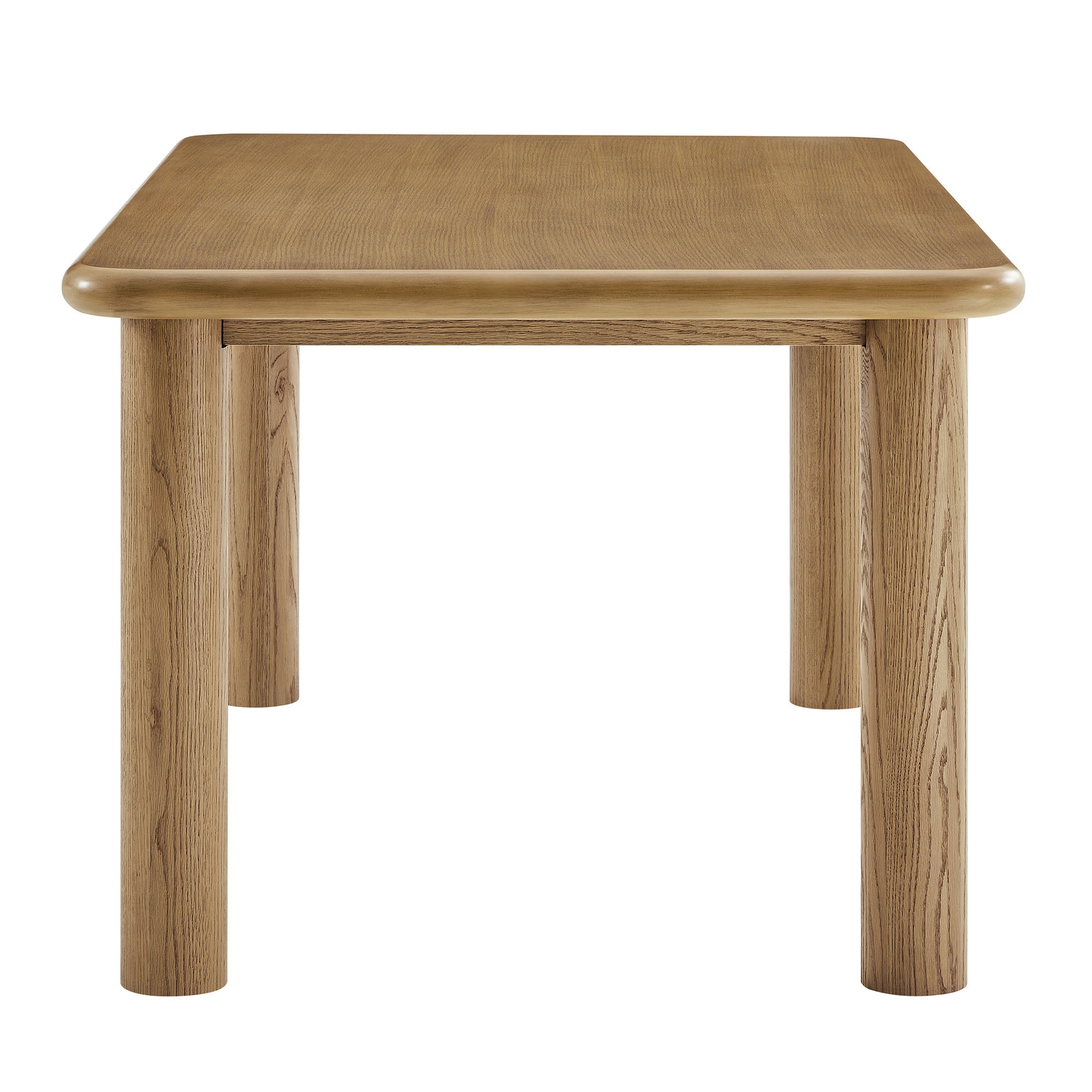 Elvar 72" Rectangular Oak Wood Dining Table - Weathered Oak Denmark Home