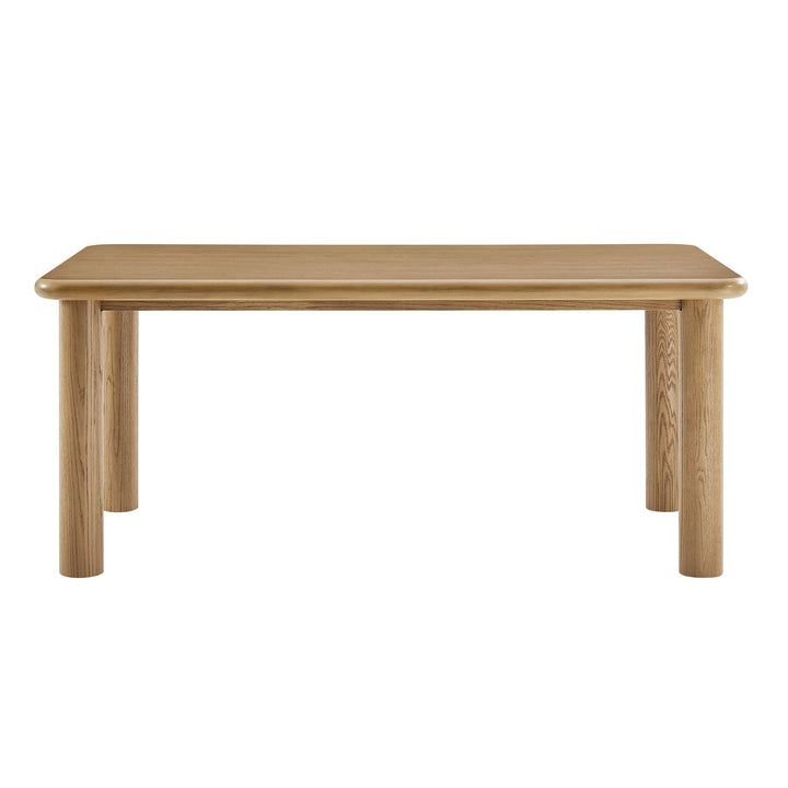 Elvar 72" Rectangular Oak Wood Dining Table - Weathered Oak Denmark Home