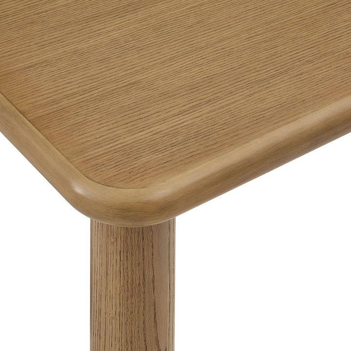 Elvar 72" Rectangular Oak Wood Dining Table - Weathered Oak Denmark Home