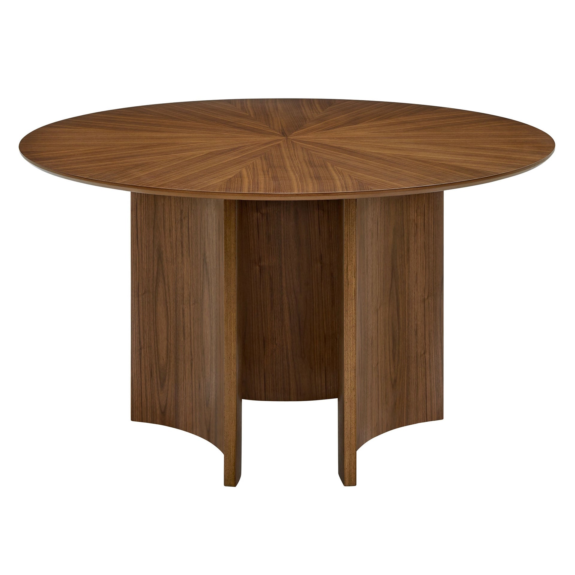Rhine Round Dining Table 54" - Walnut Denmark Home