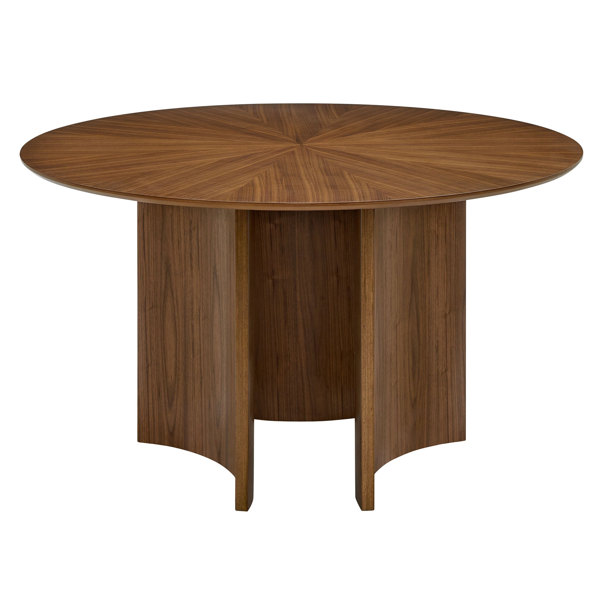 Rhine Round Dining Table 54" - Walnut Denmark Home
