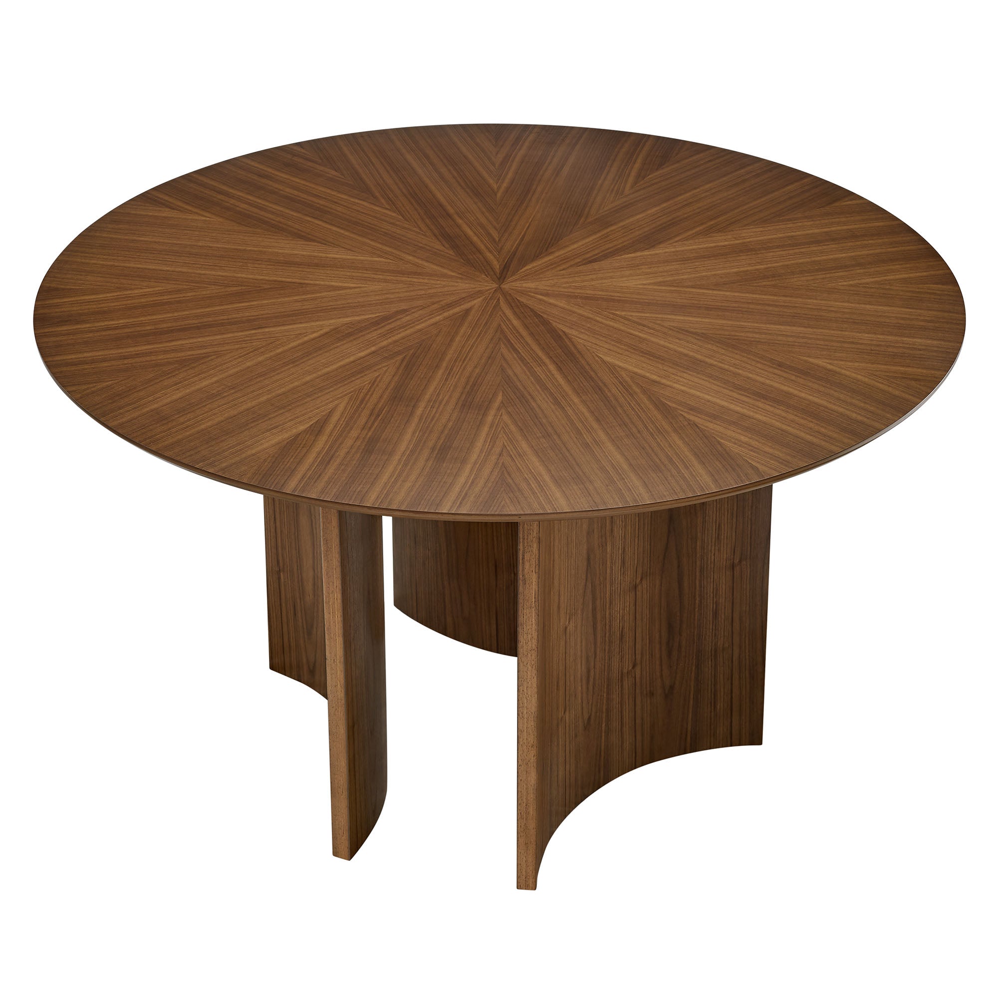 Rhine Round Dining Table 54" - Walnut Denmark Home