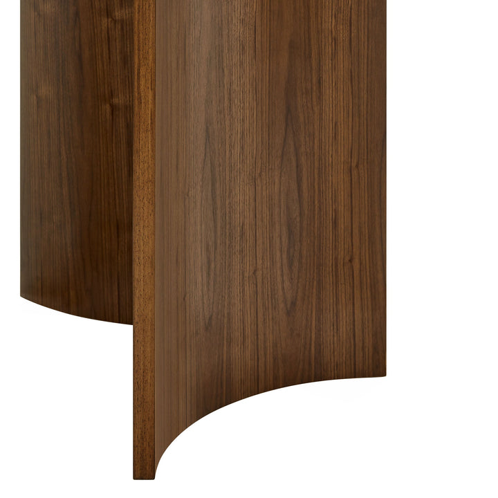 Rhine Round Dining Table 54" - Walnut Denmark Home