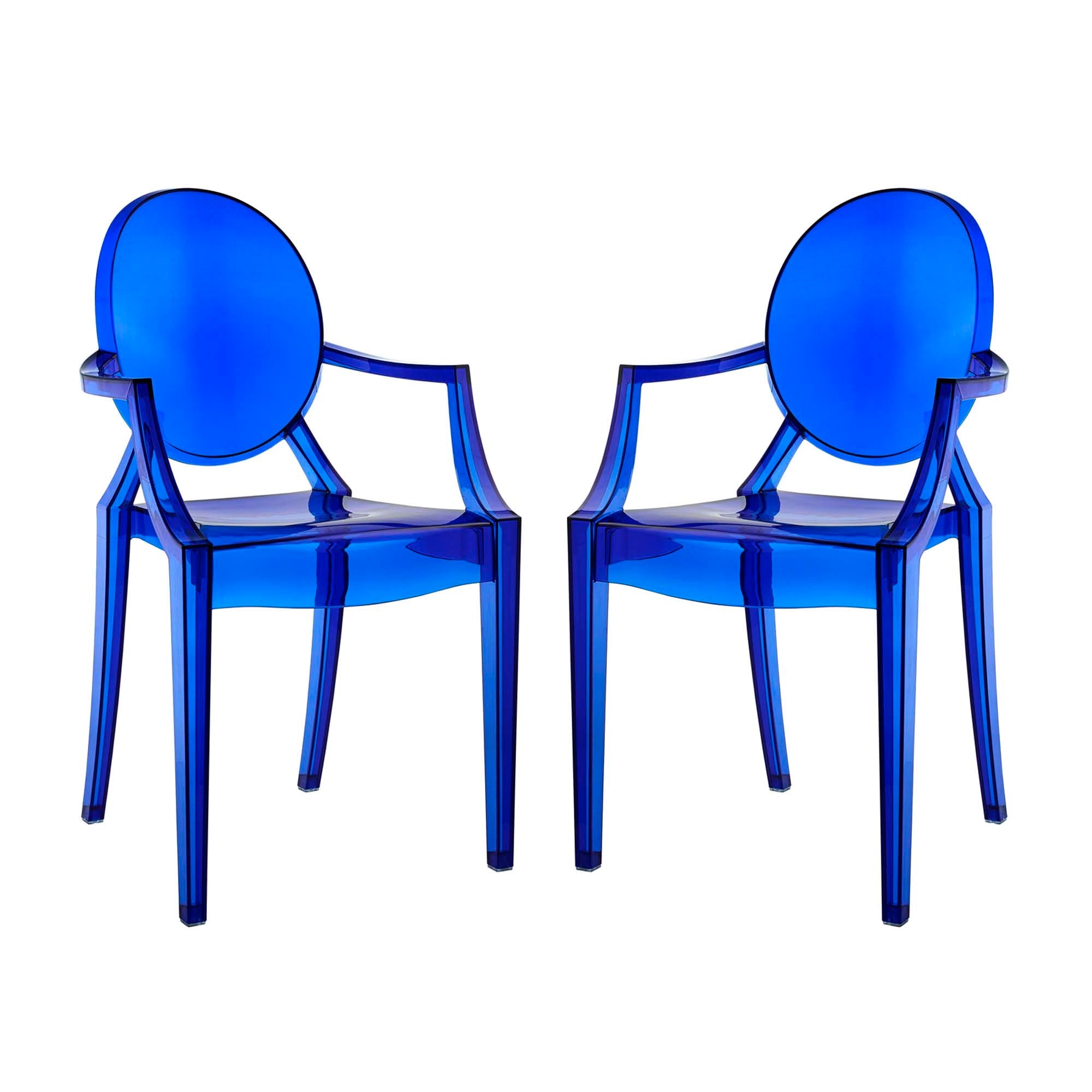 Lucien Arm Dining Chair Set - Blue Denmark Home