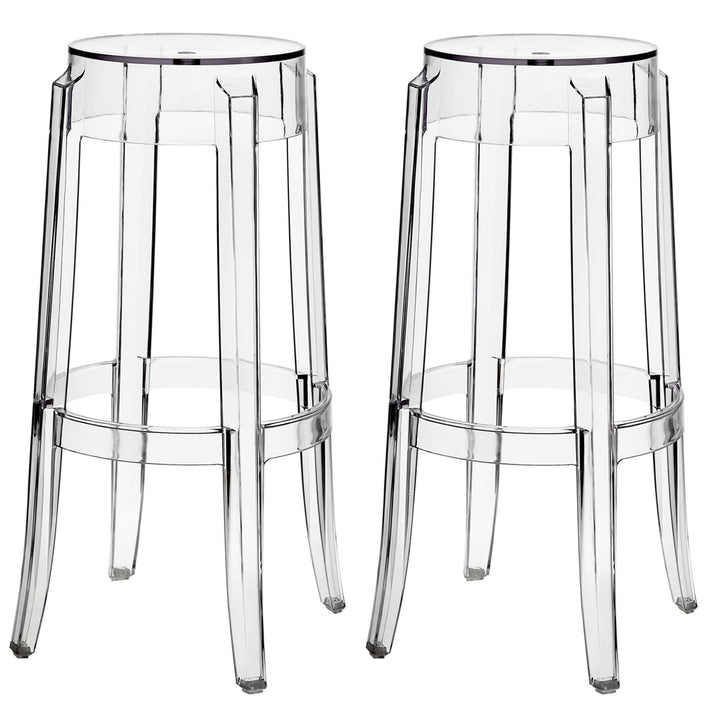Lucien Counter Stool - Clear Denmark Home