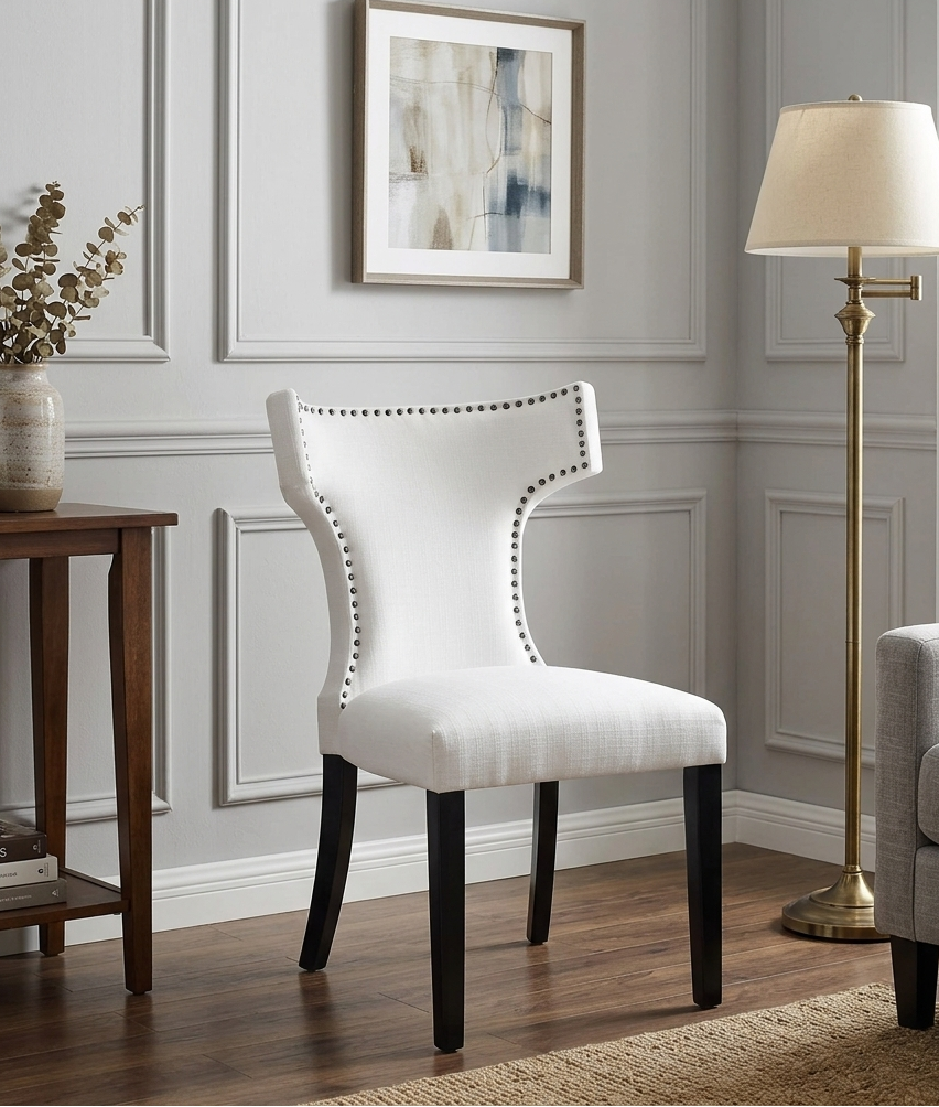 Zahn Dining Chair - White Denmark Home