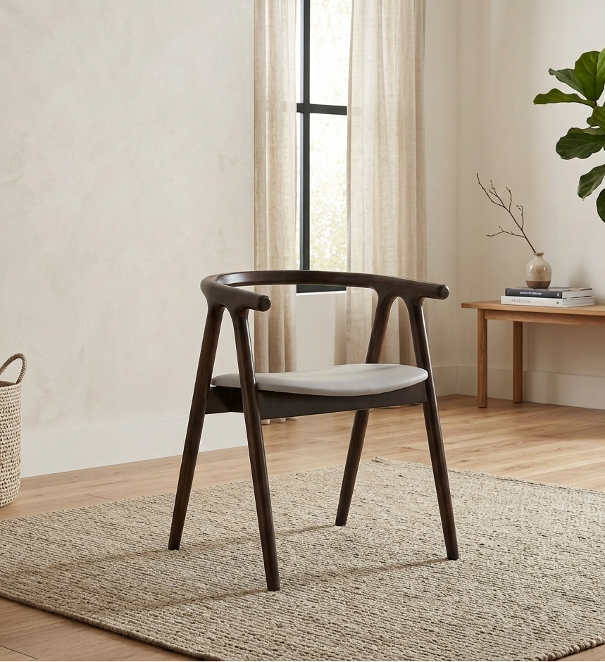 Valdor Dining Armchair - Stone Denmark Home