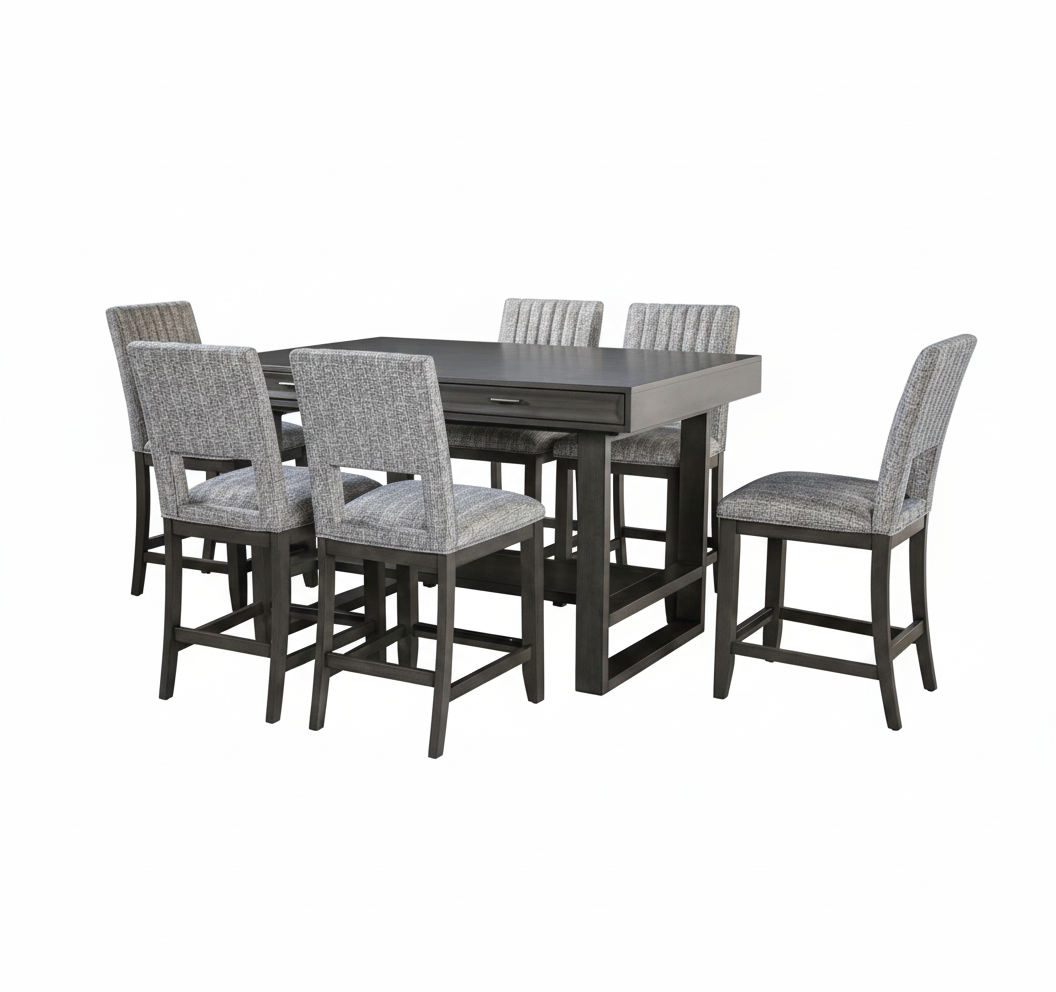 Axiom Counter Height Dining Table – Gray