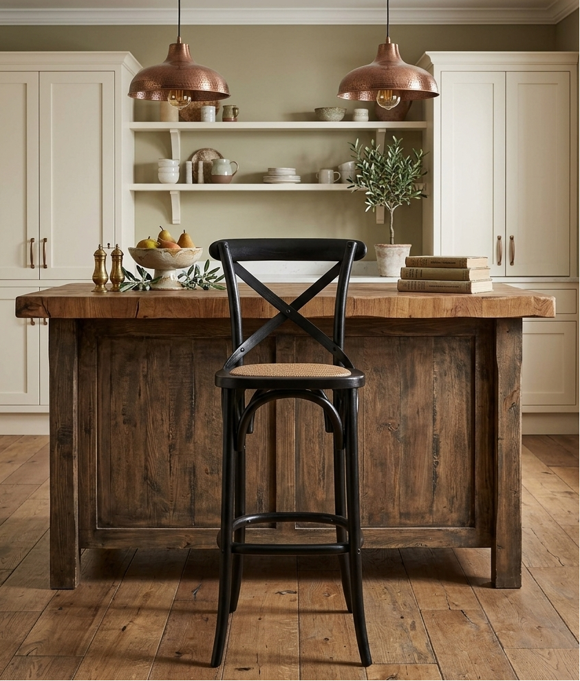 Bramwell Bar Stool - Black Denmark Home