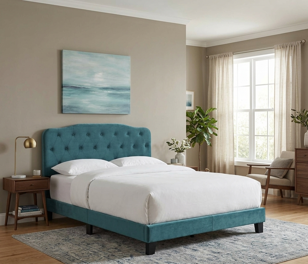 Zito Twin Bed – Sea Blue Denmark Home
