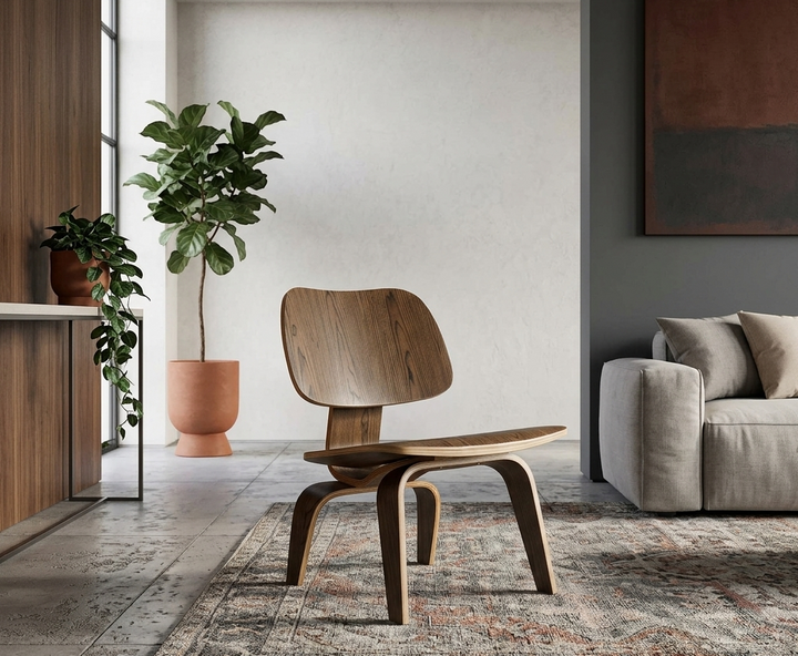Kavora Accent Chair – Walnut Denmark Home