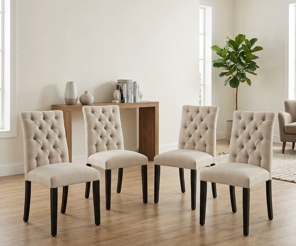 Nuovo Dining Chair Set - Beige Denmark Home