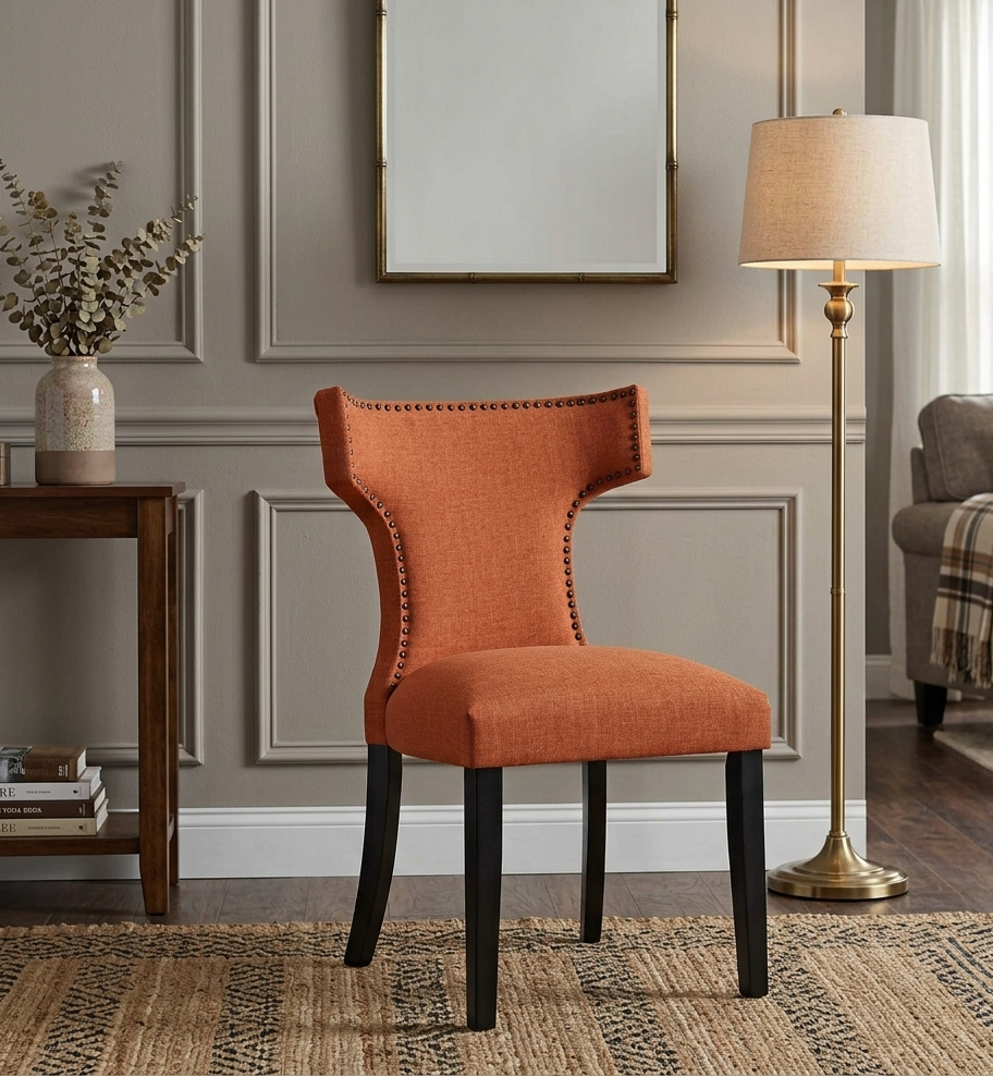 Zahn Dining Chair - Orange Denmark Home