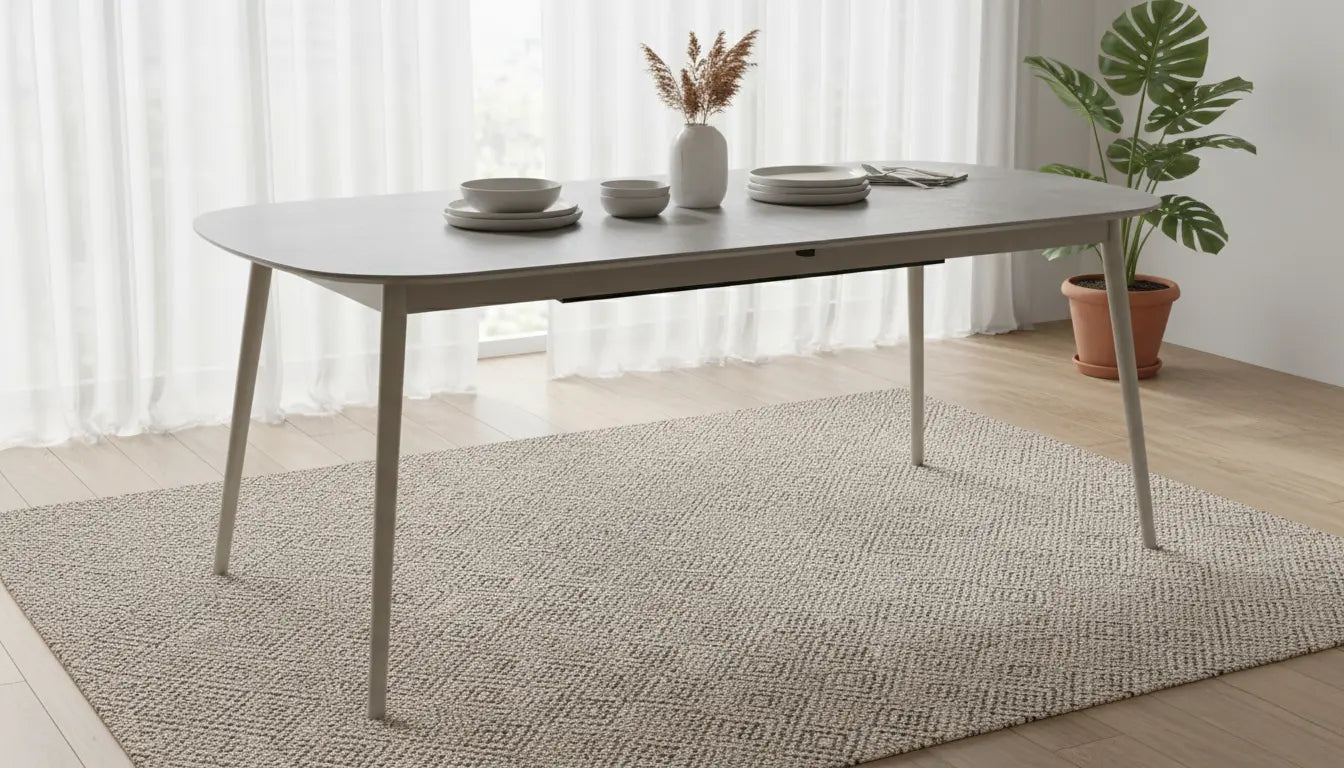 Kingston Extendable Dining Table by Morten Georgsen – Ash Ceramic Denmark Home